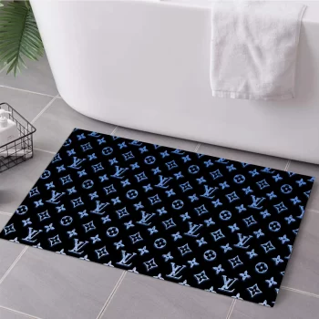 LV Gradient Blue Logo Doormat Welcome Mat LDM1001