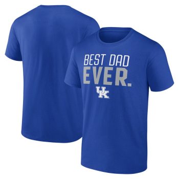Kentucky Wildcats Best Dad Ever T-Shirt - Royal