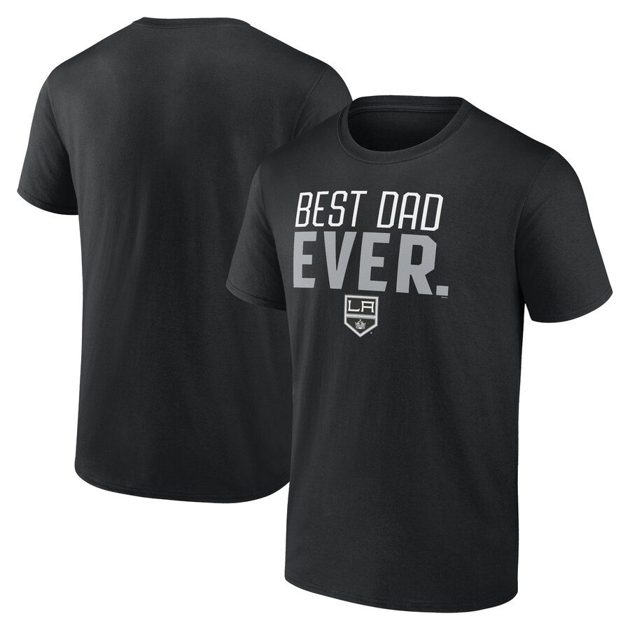 Los-Angeles-Kings-Best-Dad-Ever-T-Shirt-Black Los Angeles Kings Best Dad Ever T-Shirt - Black