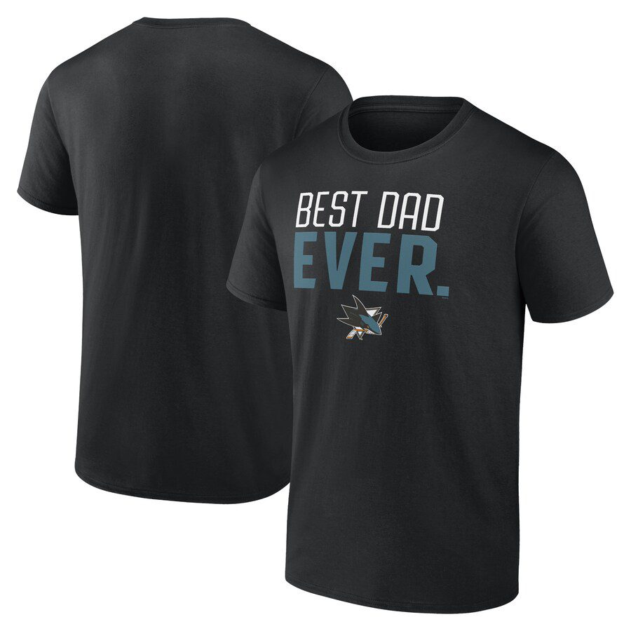 San-Jose-Sharks-Best-Dad-Ever-T-Shirt-Black San Jose Sharks Best Dad Ever T-Shirt - Black