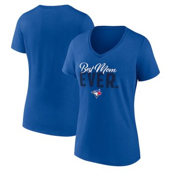 Toronto Blue Jays Women's Mother's Day V-Neck T-Shirt - Royal