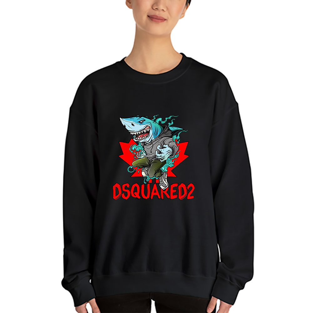 Cartoon-Shark-Dsquared2-Brand-Unisex-Sweatshirt-TAS5470-4