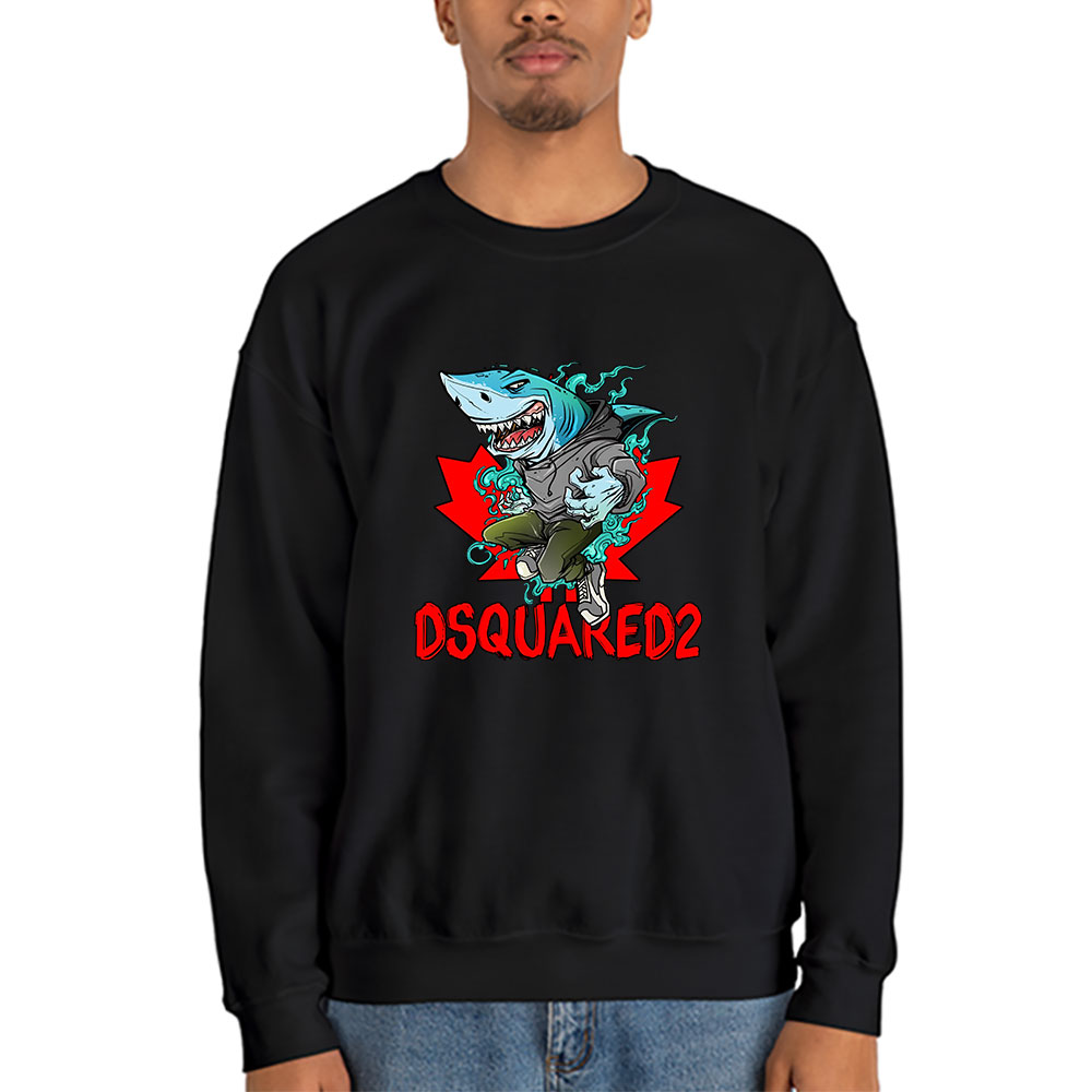 Cartoon-Shark-Dsquared2-Brand-Unisex-Sweatshirt-TAS5470-5