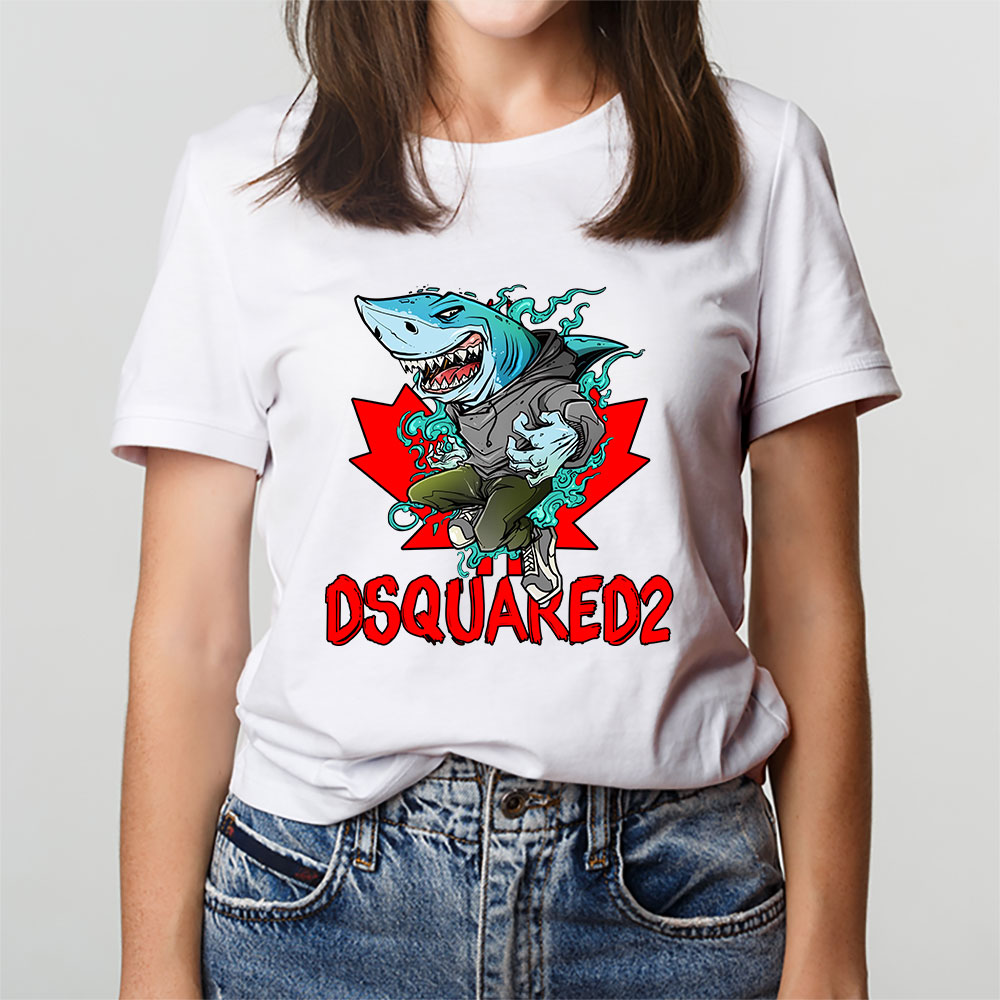 Cartoon-Shark-Dsquared2-Unisex-T-Shirt-TAT5470-3