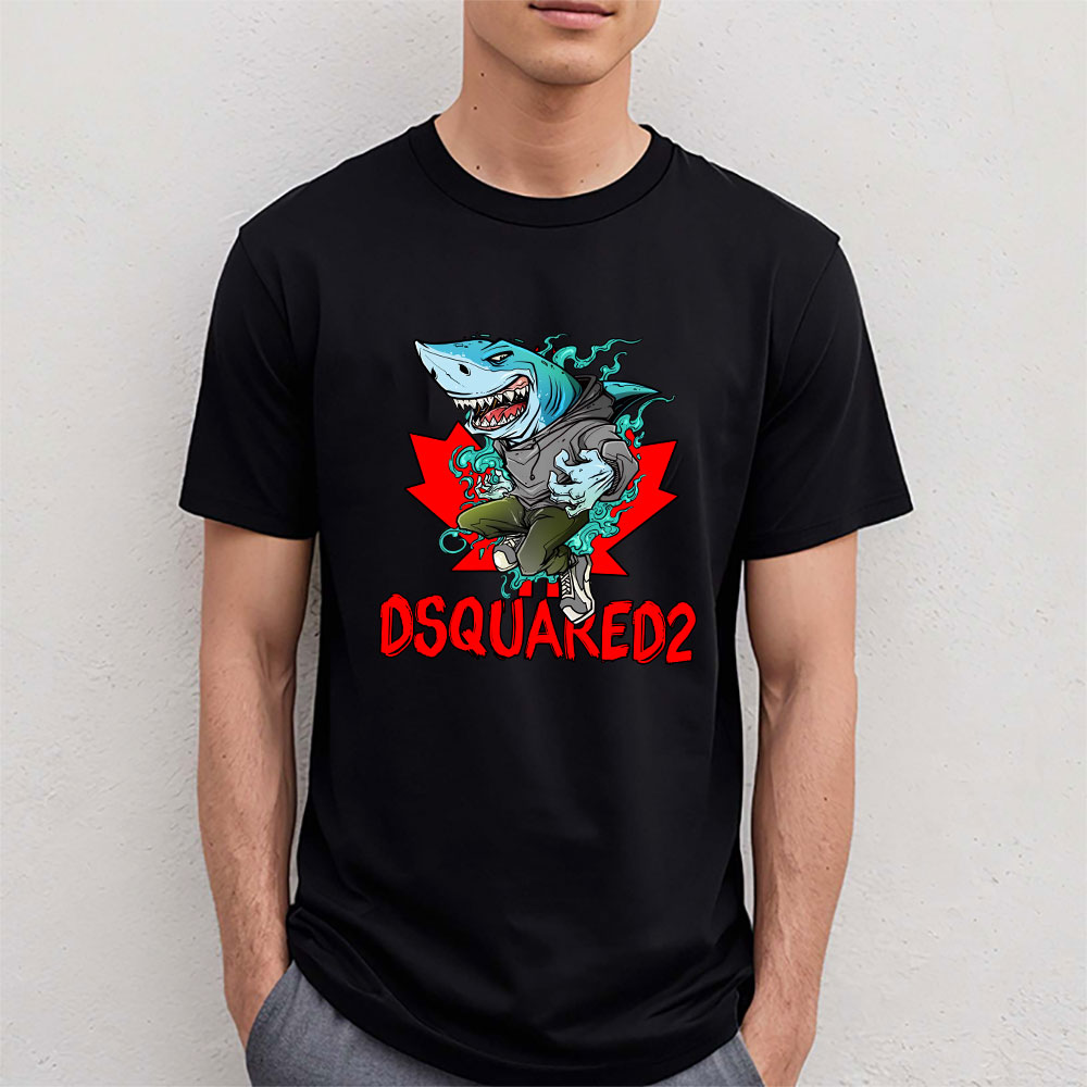 Cartoon-Shark-Dsquared2-Unisex-T-Shirt-TAT5470-4