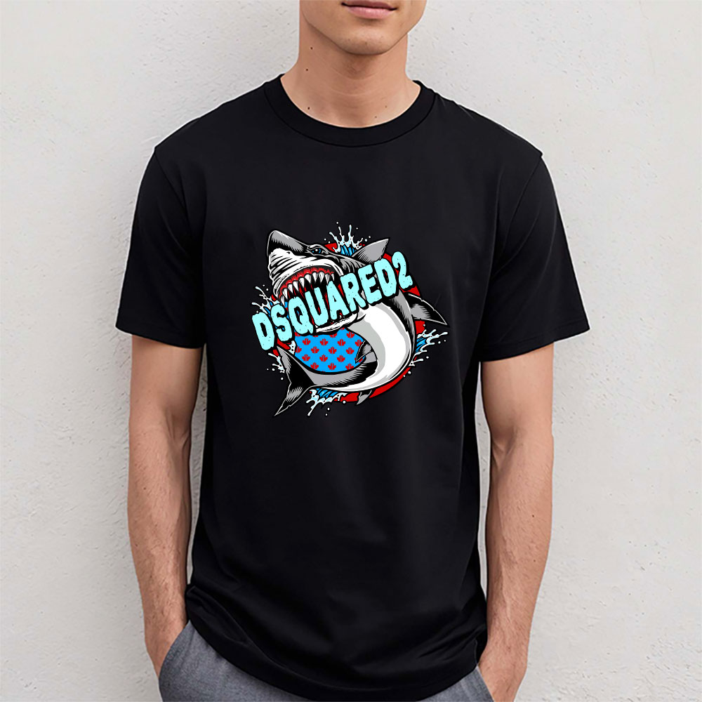 Cartoon-Shark-Dsquared2-Unisex-T-Shirt-TAT5471-4