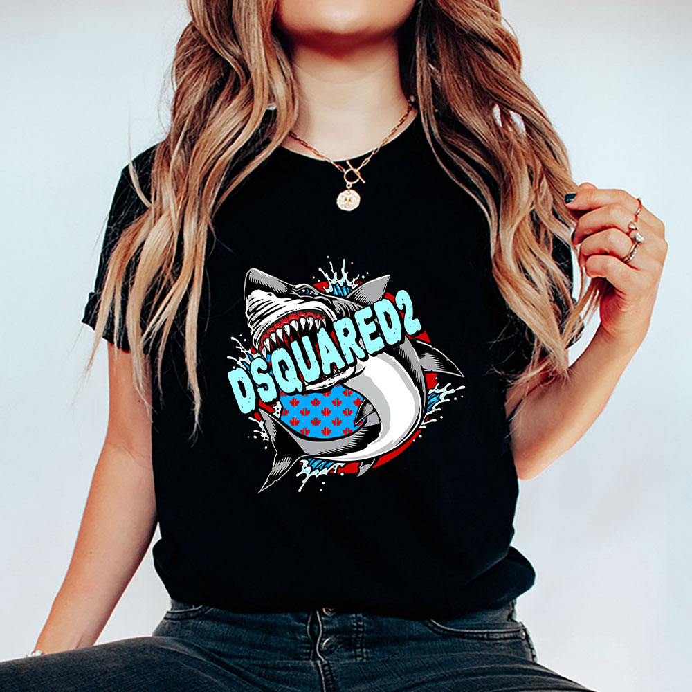 Cartoon-Shark-Dsquared2-Unisex-T-Shirt-TAT5471-5