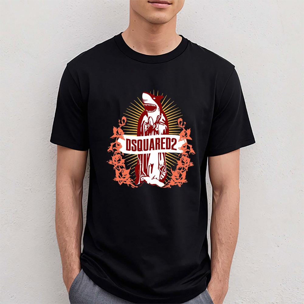 Cartoon-Shark-Dsquared2-Unisex-T-Shirt-TAT5472-4