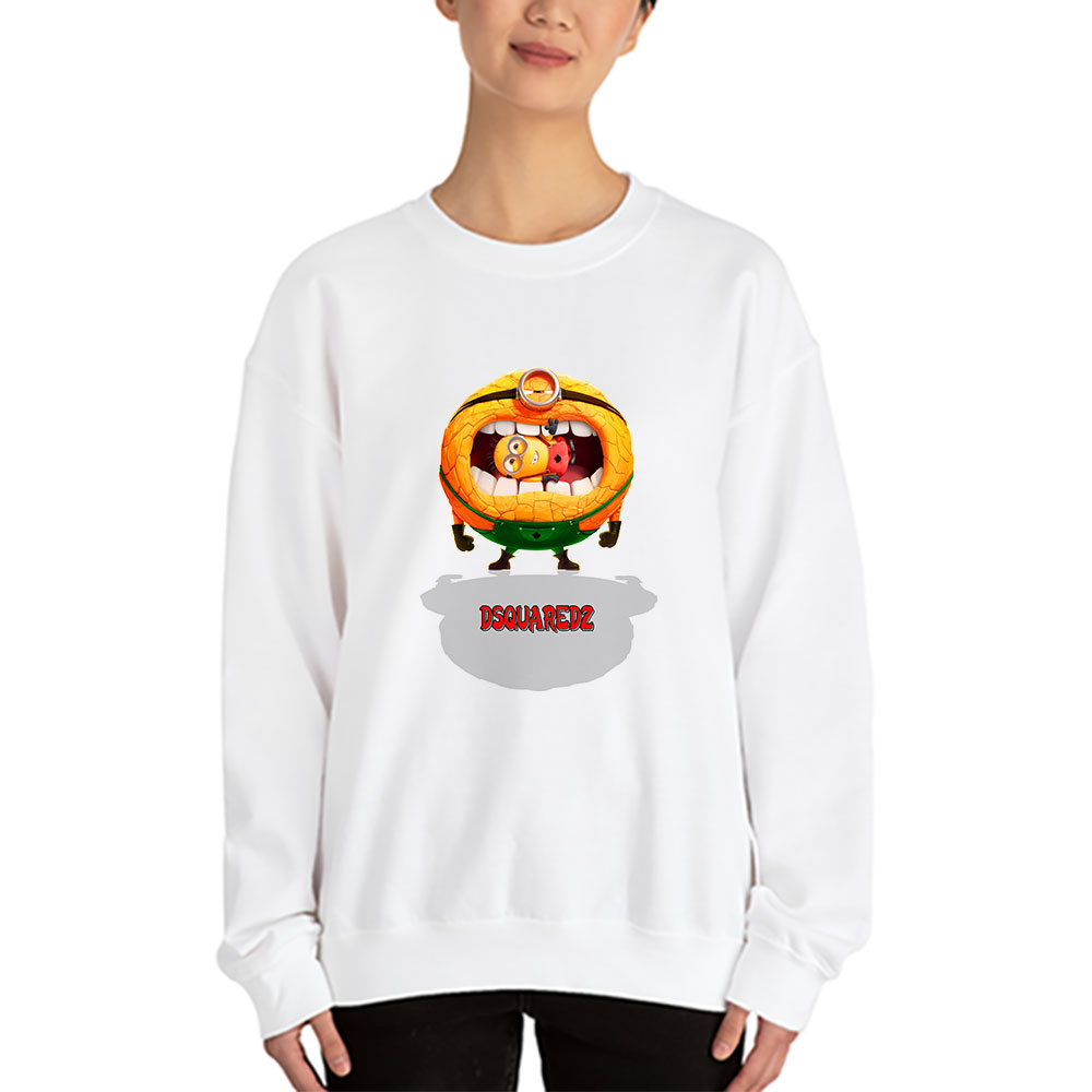 Minions-Despicable-Me-4-Dsquared2-Brand-Unisex-Sweatshirt-TAS5518-1