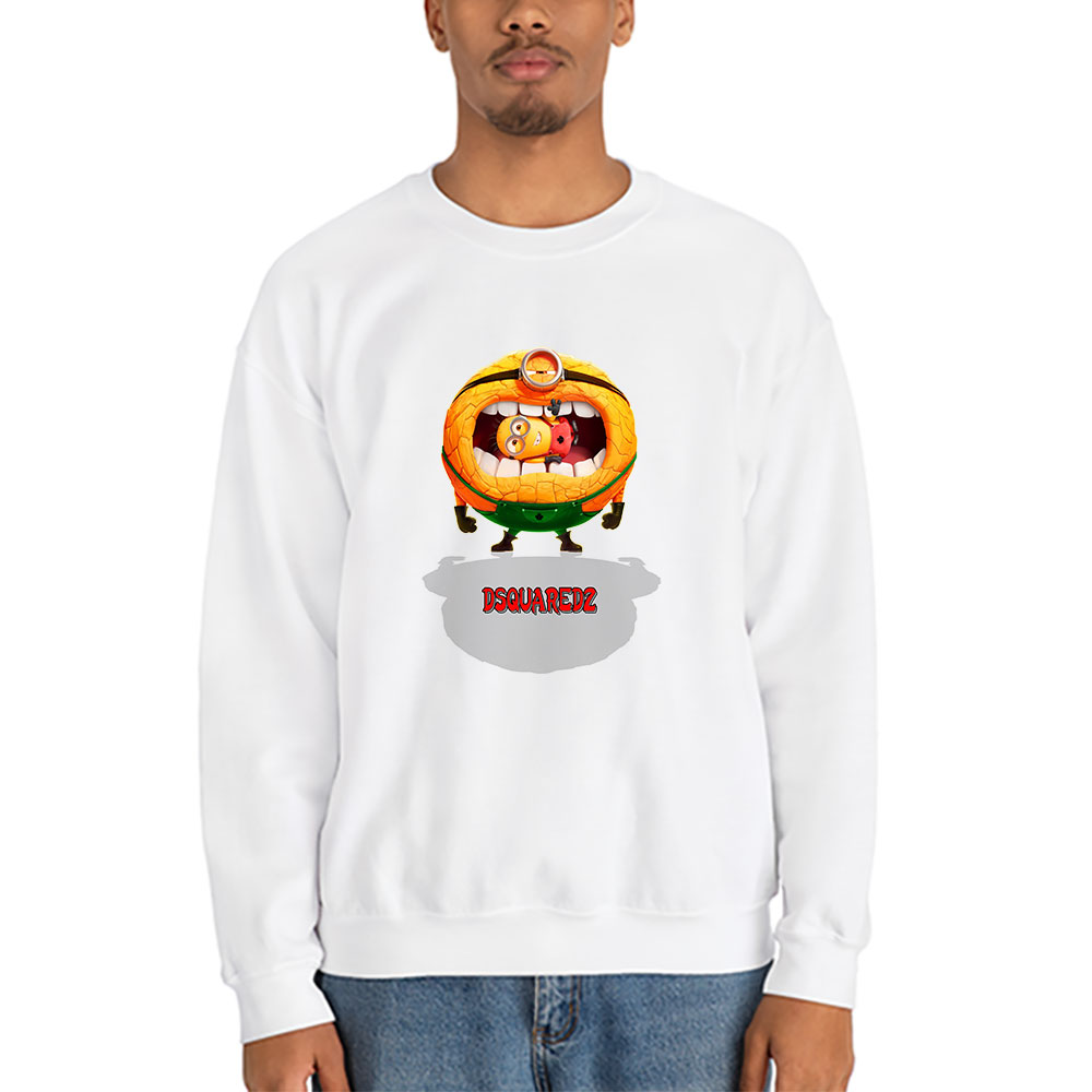 Minions-Despicable-Me-4-Dsquared2-Brand-Unisex-Sweatshirt-TAS5518-2