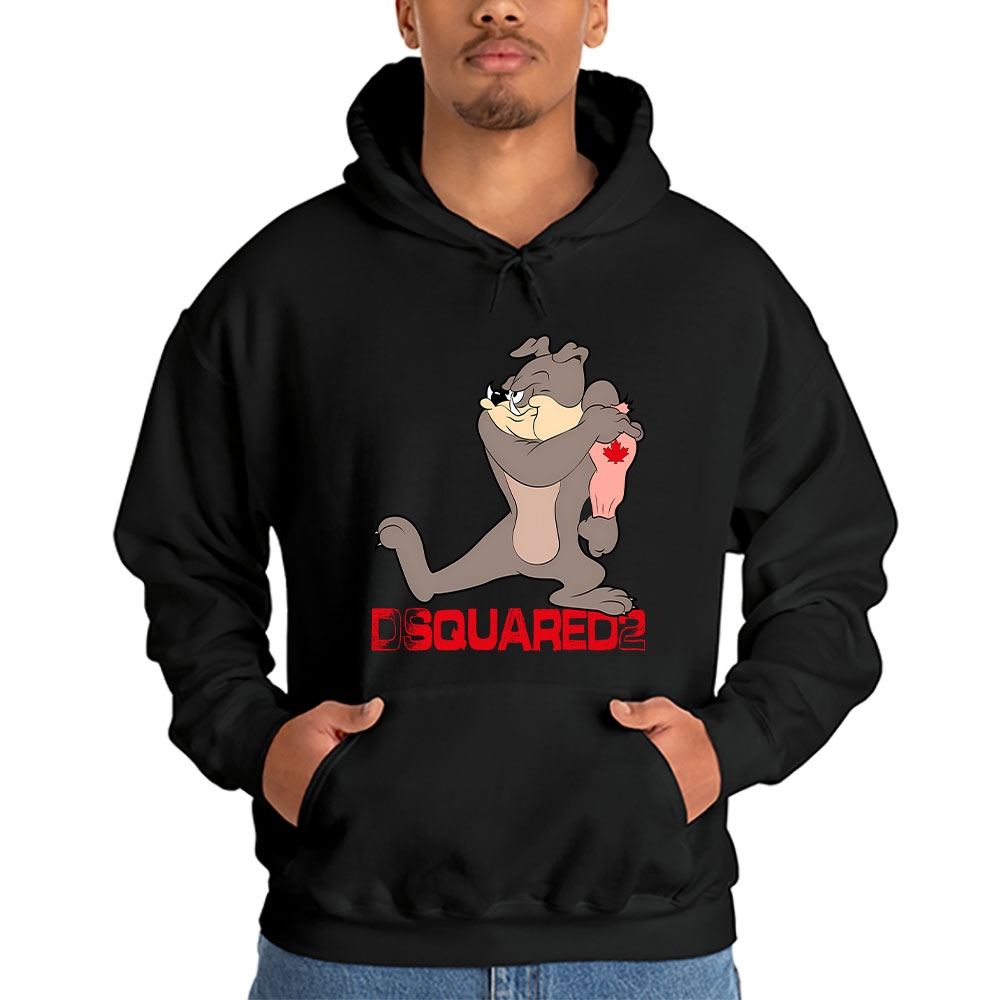 Spike-Bulldog-In-Tom-And-Jerry-Dsquared2-Unisex-Hoodie-TAH5567-3