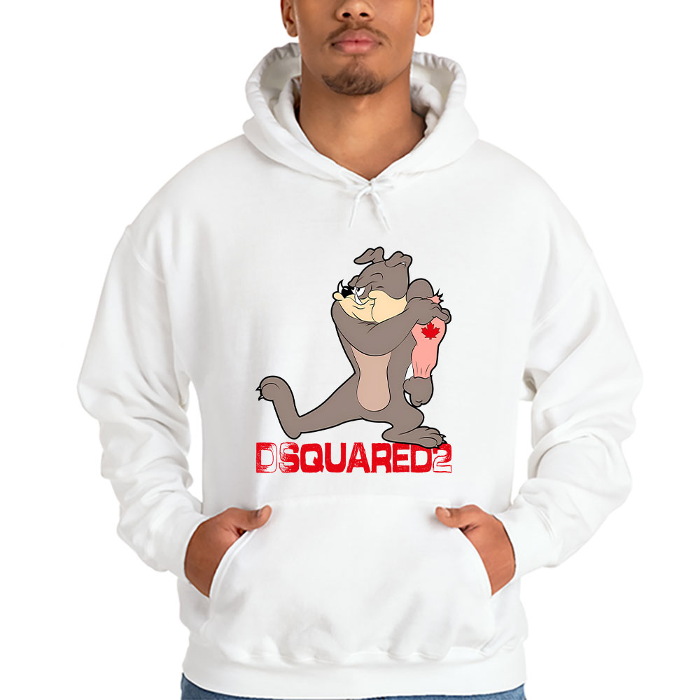 Spike-Bulldog-In-Tom-And-Jerry-Dsquared2-Unisex-Hoodie-TAH5567-4