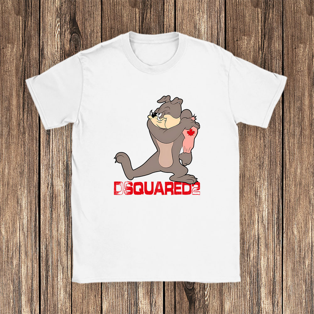 Spike-Bulldog-In-Tom-And-Jerry-Dsquared2-Unisex-T-Shirt-TAT5567-1