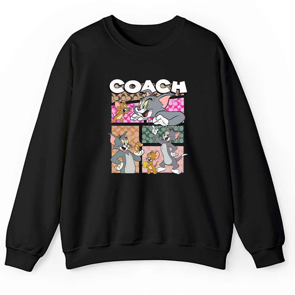 Tom-And-Jerry-Coach-Brand-Unisex-Sweatshirt-TAS5573 Tom And Jerry Coach Brand Unisex Sweatshirt TAS5573