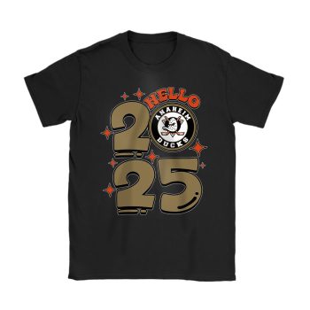 Anaheim Ducks Happy New Year NHL Gift For Fan Unisex T-Shirt Cotton Tee TAT22251