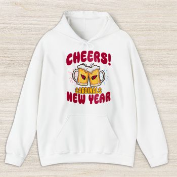 Arizona Cardinals Happy New Year NFL Gift For Fan Cheers 2025 Unisex Hoodie TAH22255