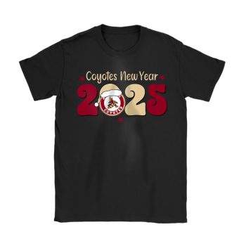 Arizona Coyotes Happy New Year NHL Gift For Fan Unisex T-Shirt Cotton Tee TAT22277