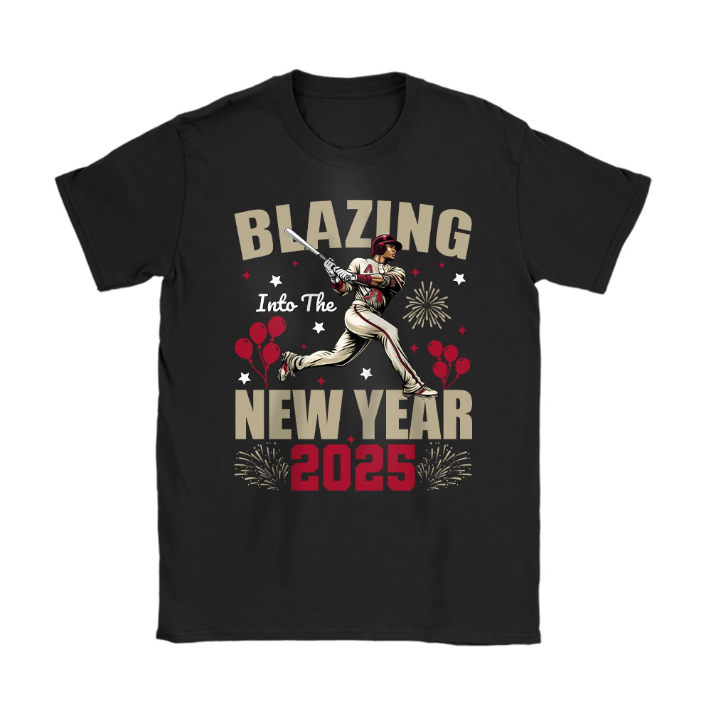 Arizona-Diamondbacks-Blazing-Into-The-New-Year-MLB-Gift-For-Fan-Hello-2025-Unisex-T-Shirt-Cotton-Tee-TAT22274 Arizona Diamondbacks Blazing Into The New Year MLB Gift For Fan Hello 2025 Unisex T-Shirt Cotton Tee TAT22274