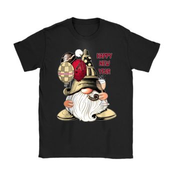 Arizona Diamondbacks Happy New Year MLB Gift For Fan Cute Gnomes Unisex T-Shirt Cotton Tee TAT22273