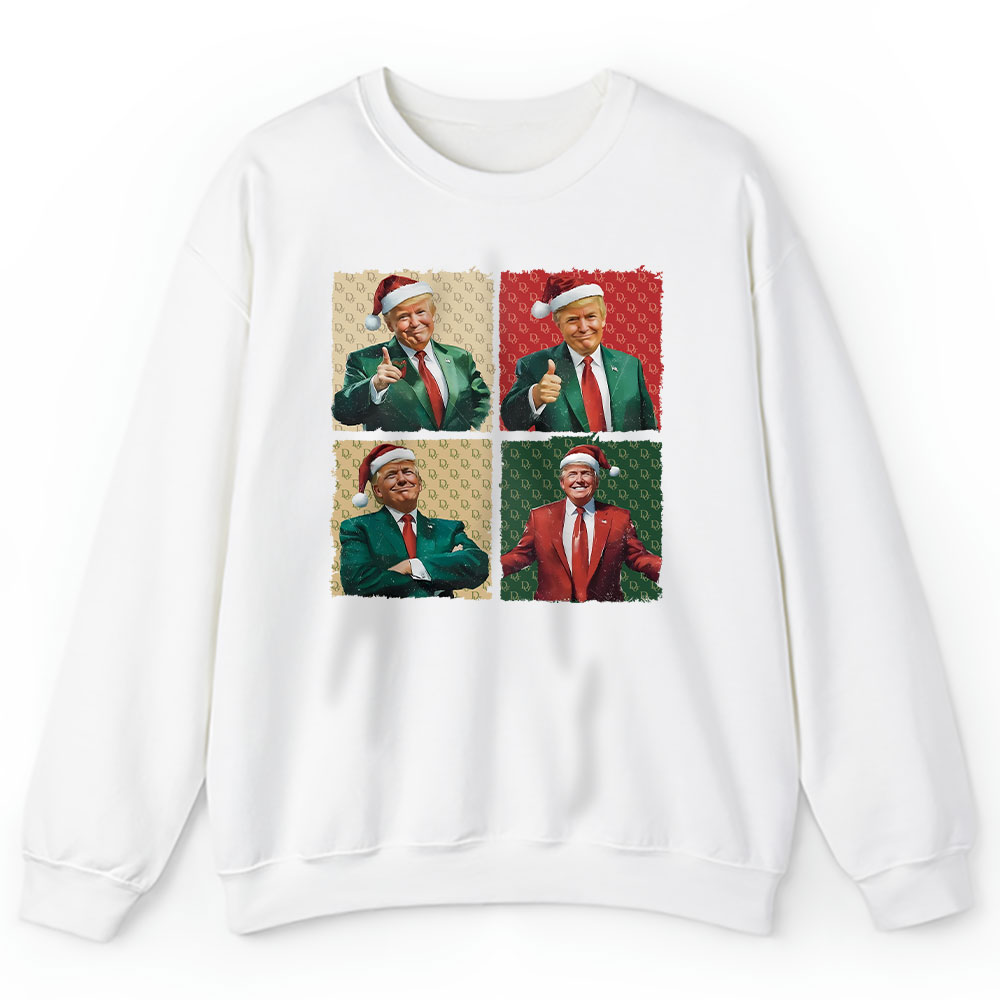 Boho-Christmas-Trump-Happy-Holidays-Merry-Vibes-Dior-Unisex-Sweatshirt-TAS21967-1