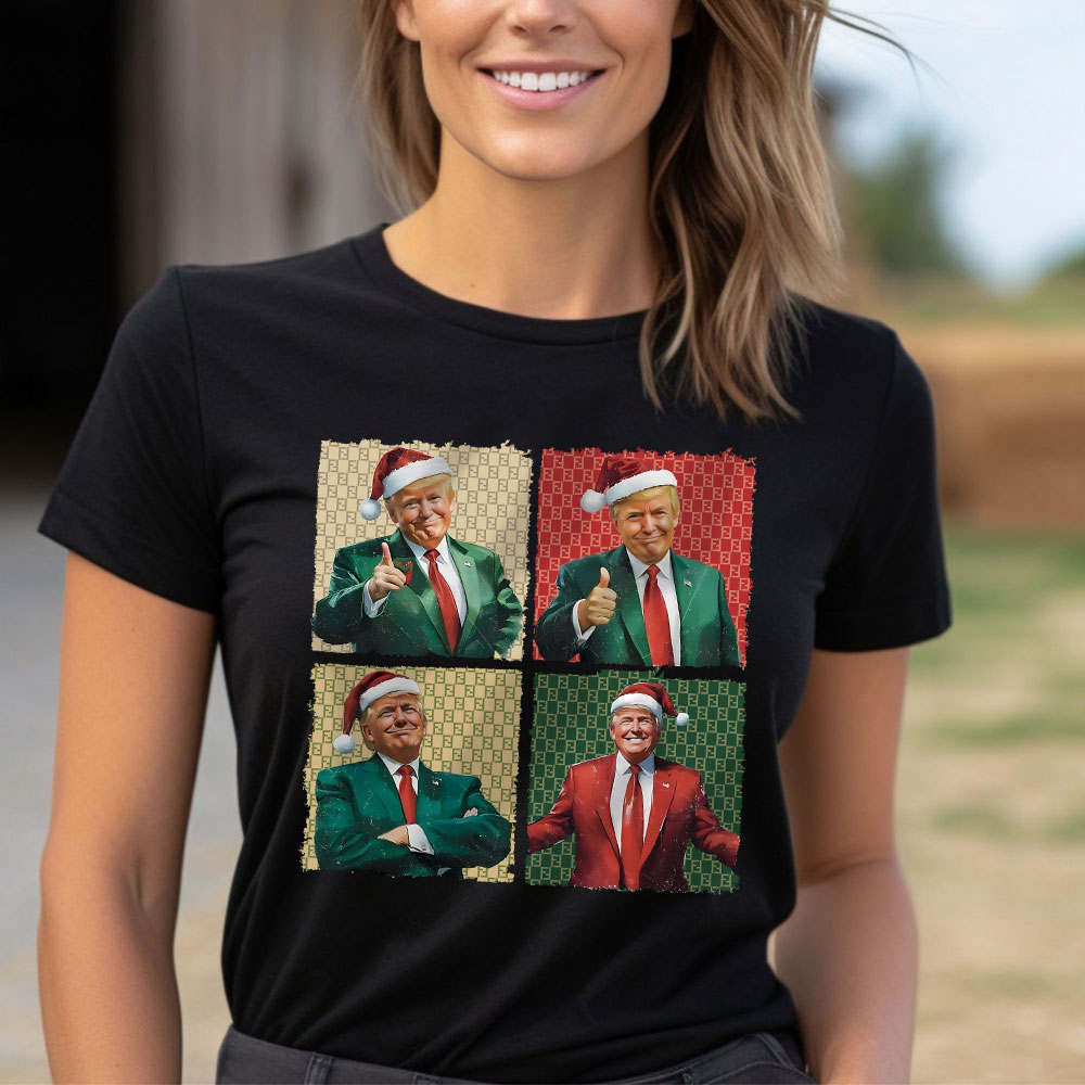 Boho-Christmas-Trump-Happy-Holidays-Merry-Vibes-Fendi-Unisex-Sweatshirt-TAS21969-3