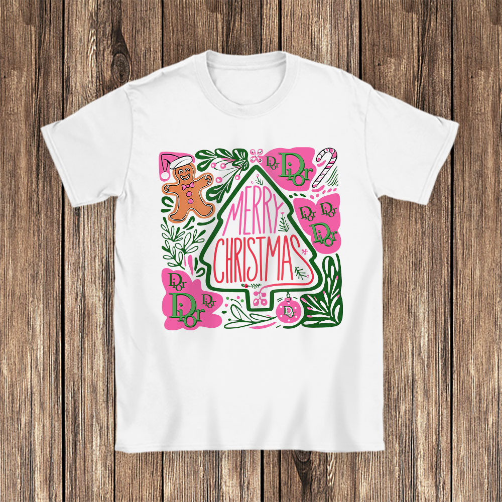 Boho-Floral-Christmas-Dior-Unisex-T-Shirt-Cotton-Tee-TAT21977-1