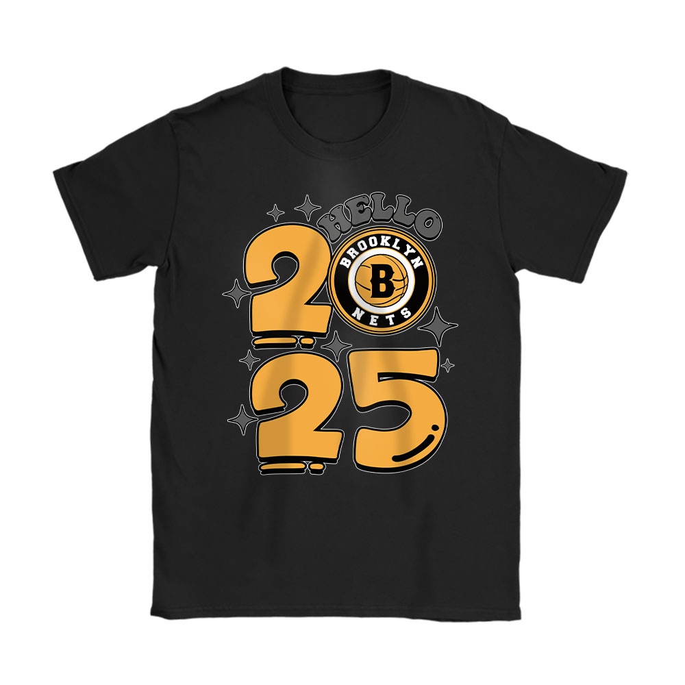 Brooklyn-Nets-Happy-New-Year-NBA-Gift-For-Fan-Unisex-T-Shirt-Cotton-Tee-TAT22336 Brooklyn Nets Happy New Year NBA Gift For Fan Unisex T-Shirt Cotton Tee TAT22336
