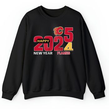 Calgary Flames Happy New Year NHL Gift For Fan Hello 2025 Unisex Sweatshirt TAS22415
