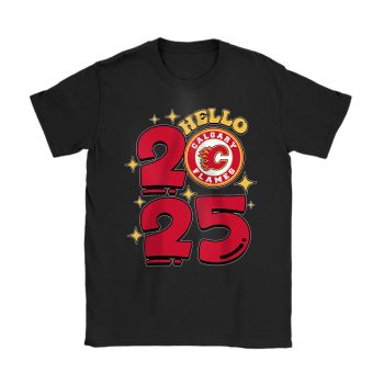 Calgary Flames Happy New Year NHL Gift For Fan Unisex T-Shirt Cotton Tee TAT22416