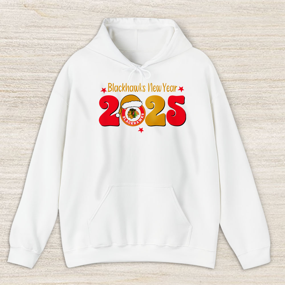 Chicago-Blackhawks-Happy-New-Year-NHL-Gift-For-Fan-Unisex-Hoodie-TAH22407 Chicago Blackhawks Happy New Year NHL Gift For Fan Unisex Hoodie TAH22407