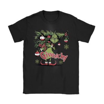 Christmas Grinch Shirt Grinchmas Vibes Givenchy Unisex T-Shirt Cotton Tee TAT22008