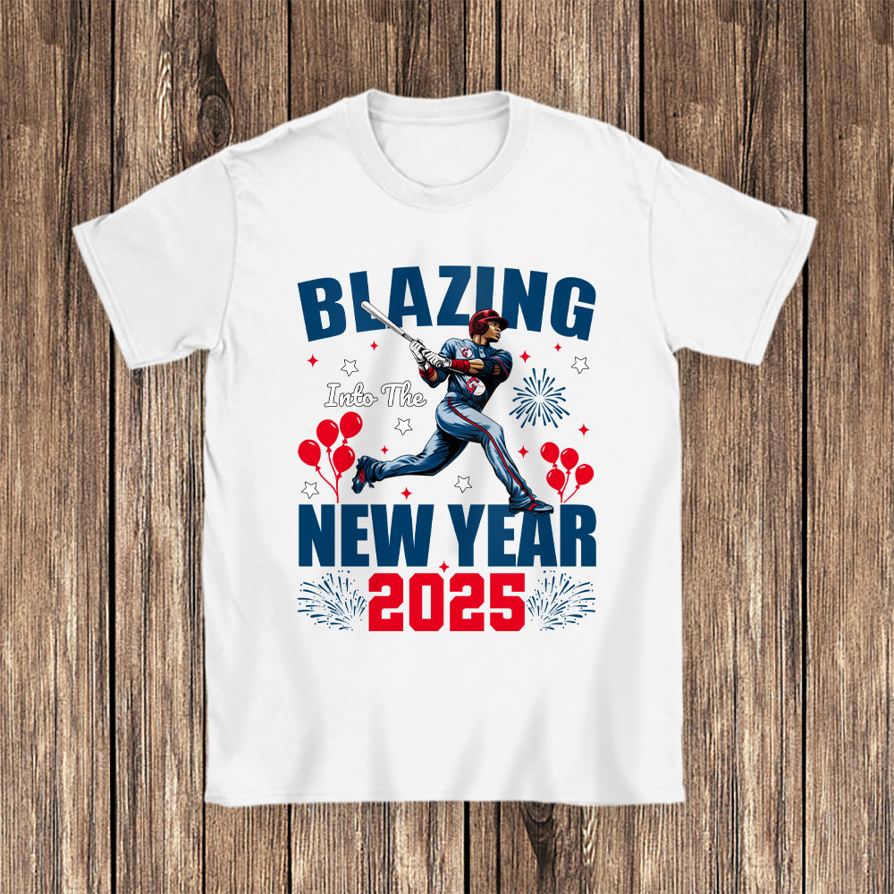 Cleveland-Guardians-Blazing-Into-The-New-Year-MLB-Gift-For-Fan-Hello-2025-Unisex-T-Shirt-Cotton-Tee-TAT22500-1