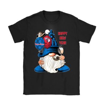 Cleveland Guardians Happy New Year MLB Gift For Fan Cute Gnomes Unisex T-Shirt Cotton Tee TAT22499