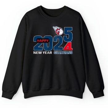 Cleveland Guardians Happy New Year MLB Gift For Fan Hello 2025 Unisex Sweatshirt TAS22495