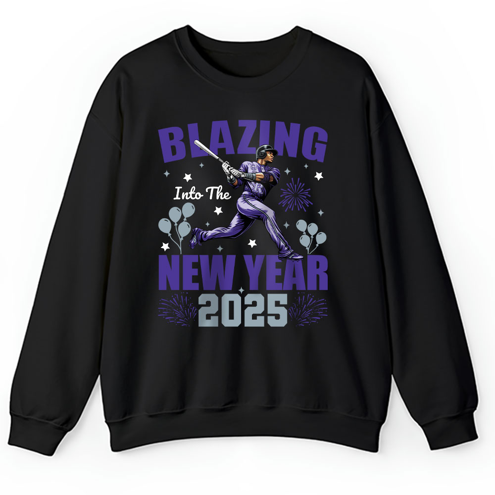 Colorado-Rockies-Blazing-Into-The-New-Year-MLB-Gift-For-Fan-Hello-2025-Unisex-Sweatshirt-TAS22506 Colorado Rockies Blazing Into The New Year MLB Gift For Fan Hello 2025 Unisex Sweatshirt TAS22506