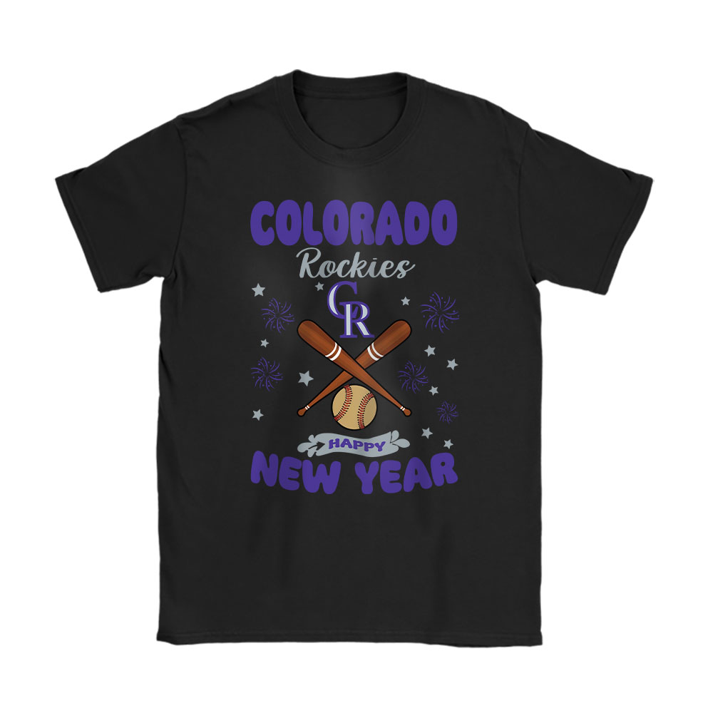 Colorado-Rockies-Happy-New-Year-MLB-Gift-For-Fan-Unisex-T-Shirt-Cotton-Tee-TAT22504 Colorado Rockies Happy New Year MLB Gift For Fan Unisex T-Shirt Cotton Tee TAT22504