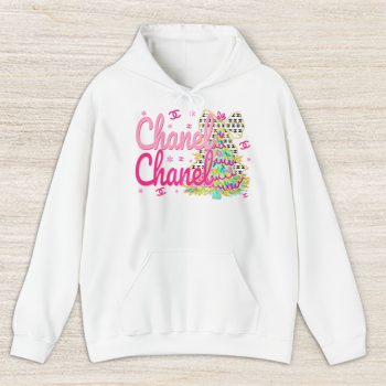 Colorful Glitter Holly Jolly Coquette Christmas Tree Chanel Unisex Hoodie TAH21993