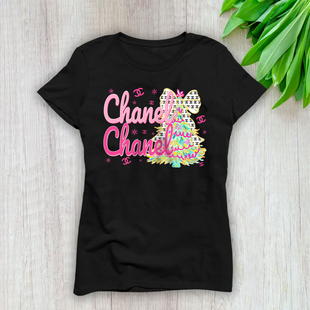 Colorful-Glitter-Holly-Jolly-Coquette-Christmas-Tree-Chanel-Unisex-Sweatshirt-TAS21993-1