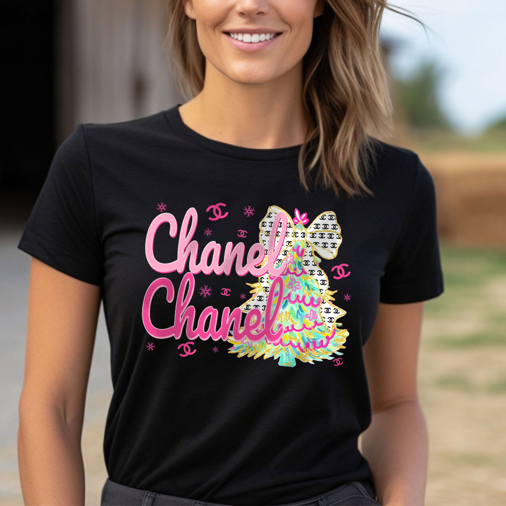 Colorful-Glitter-Holly-Jolly-Coquette-Christmas-Tree-Chanel-Unisex-Sweatshirt-TAS21993-3