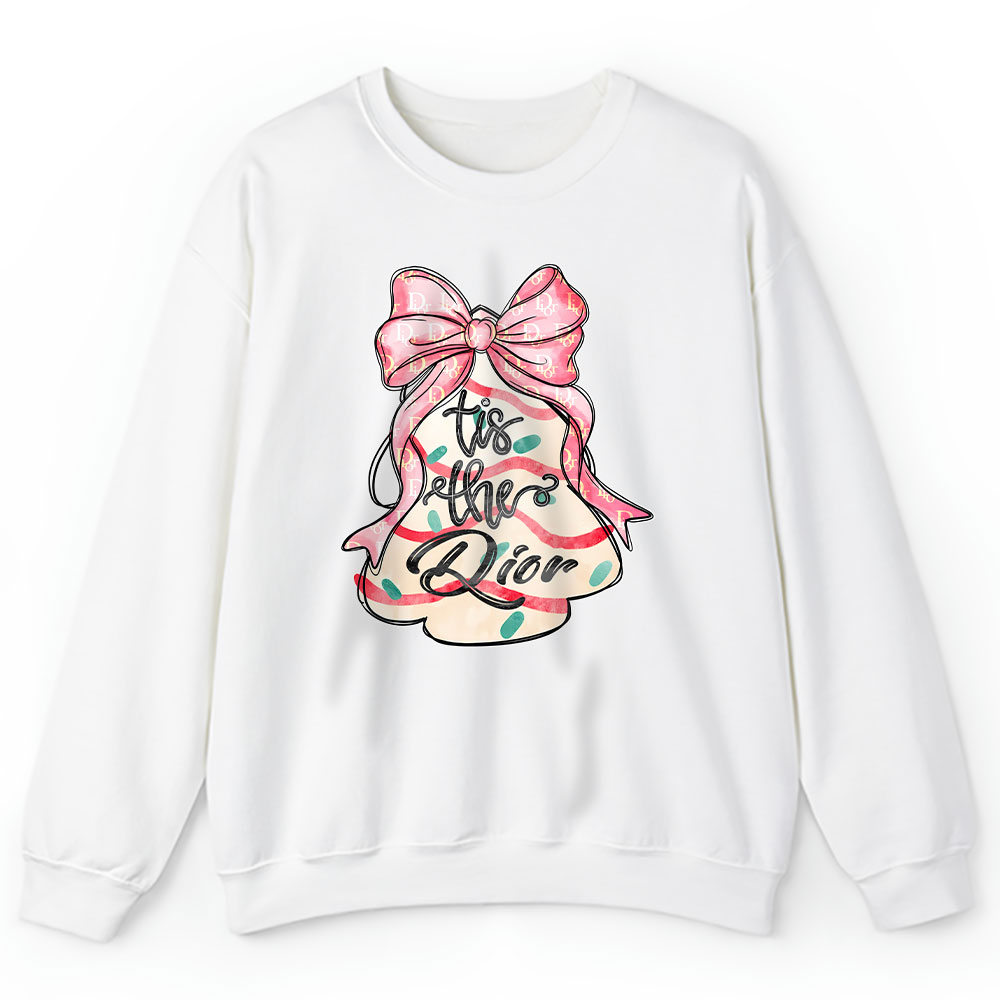 Coquette-Christmas-Tree-Cakes-Dior-Unisex-Sweatshirt-TAS21986-1