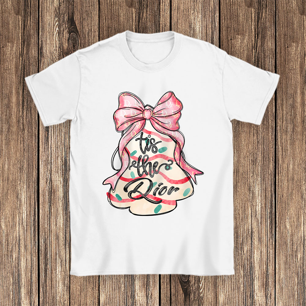 Coquette-Christmas-Tree-Cakes-Dior-Unisex-T-Shirt-Cotton-Tee-TAT21986-1