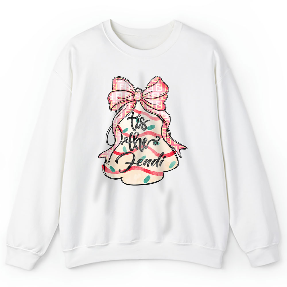 Coquette-Christmas-Tree-Cakes-Fendi-Unisex-Sweatshirt-TAS21988-1
