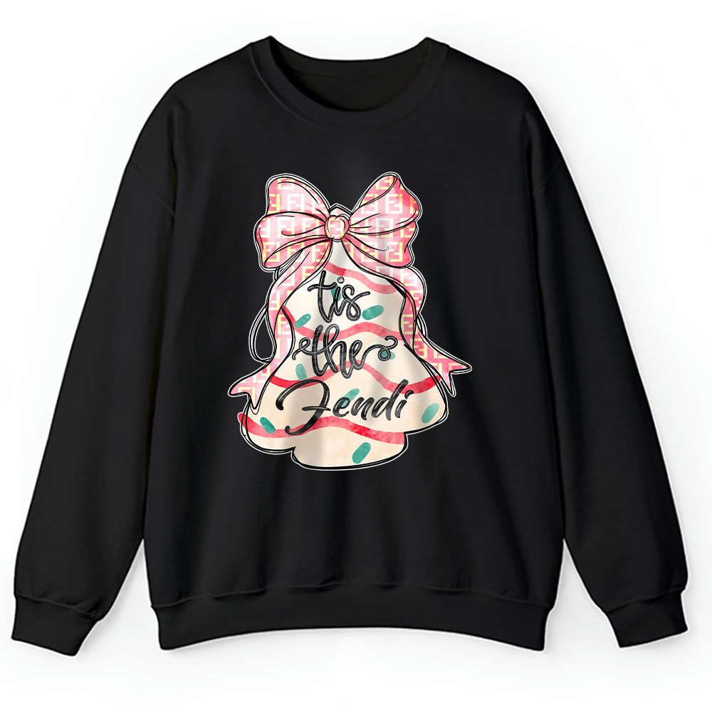 Coquette-Christmas-Tree-Cakes-Fendi-Unisex-Sweatshirt-TAS21988 Coquette Christmas Tree Cakes Fendi Unisex Sweatshirt TAS21988