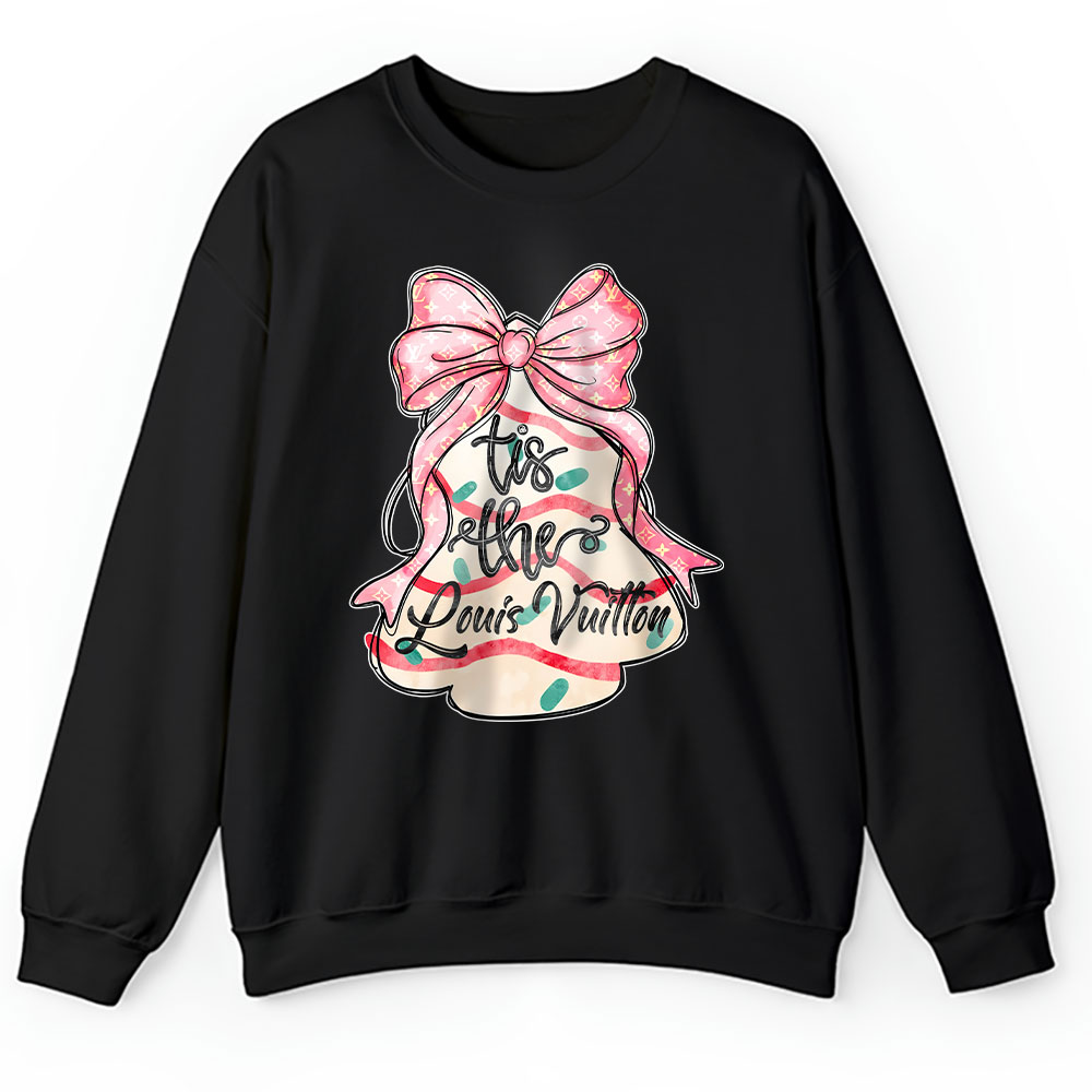 Coquette-Christmas-Tree-Cakes-Louis-Vuitton-Unisex-Sweatshirt-TAS21991 Coquette Christmas Tree Cakes Louis Vuitton Unisex Sweatshirt TAS21991