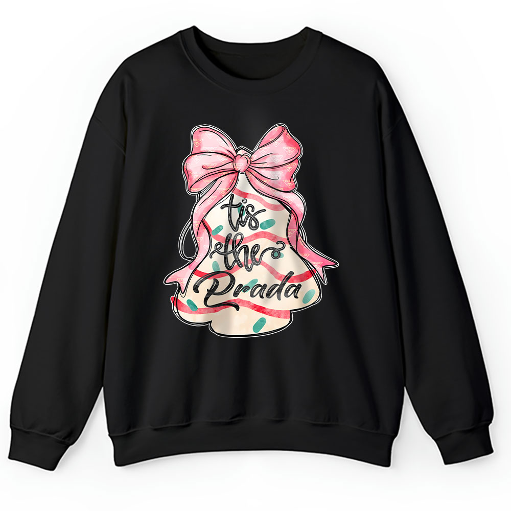 Coquette-Christmas-Tree-Cakes-Prada-Unisex-Sweatshirt-TAS21992 Coquette Christmas Tree Cakes Prada Unisex Sweatshirt TAS21992