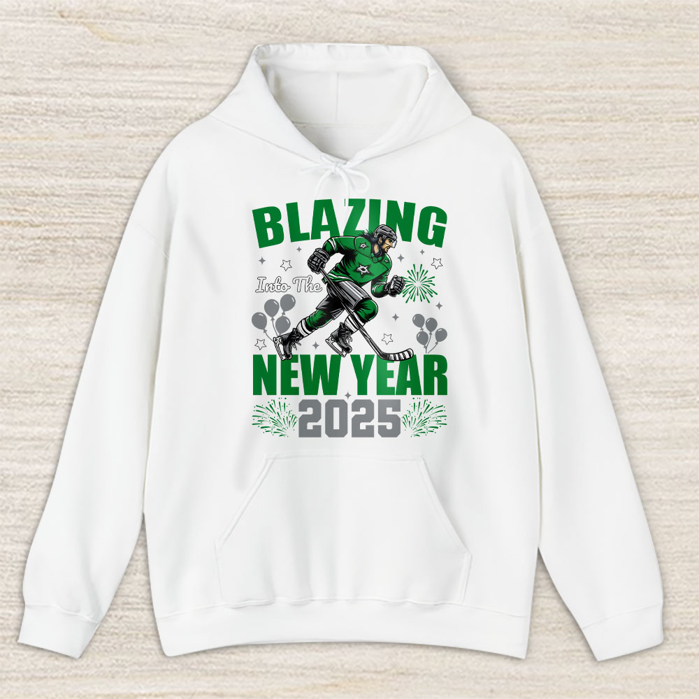 Dallas-Stars-Blazing-Into-The-New-Year-NHL-Gift-For-Fan-Hello-2025-Unisex-Hoodie-TAH22521 Dallas Stars Blazing Into The New Year NHL Gift For Fan Hello 2025 Unisex Hoodie TAH22521