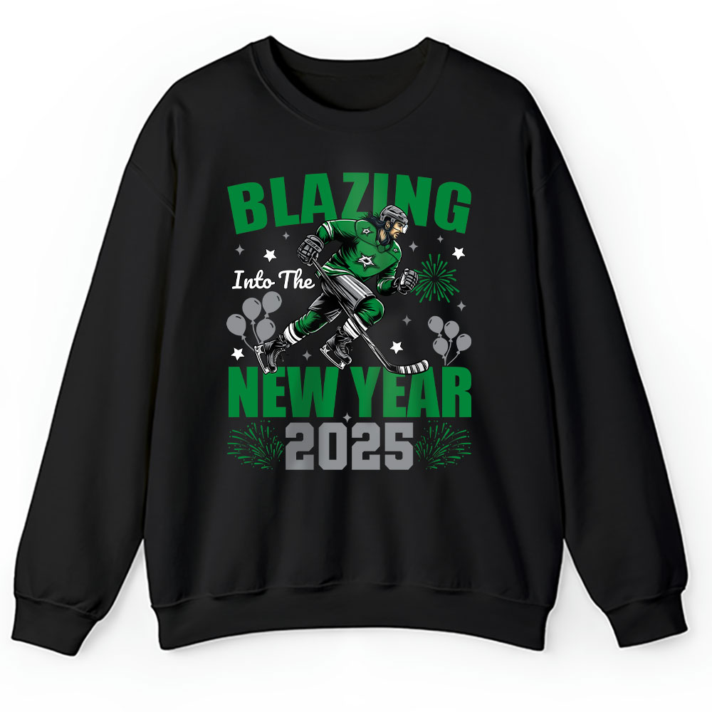 Dallas-Stars-Blazing-Into-The-New-Year-NHL-Gift-For-Fan-Hello-2025-Unisex-Sweatshirt-TAS22521 Dallas Stars Blazing Into The New Year NHL Gift For Fan Hello 2025 Unisex Sweatshirt TAS22521