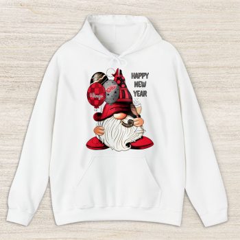 Detroit Red Wings Happy New Year NHL Gift For Fan Cute Gnomes Unisex Hoodie TAH22583