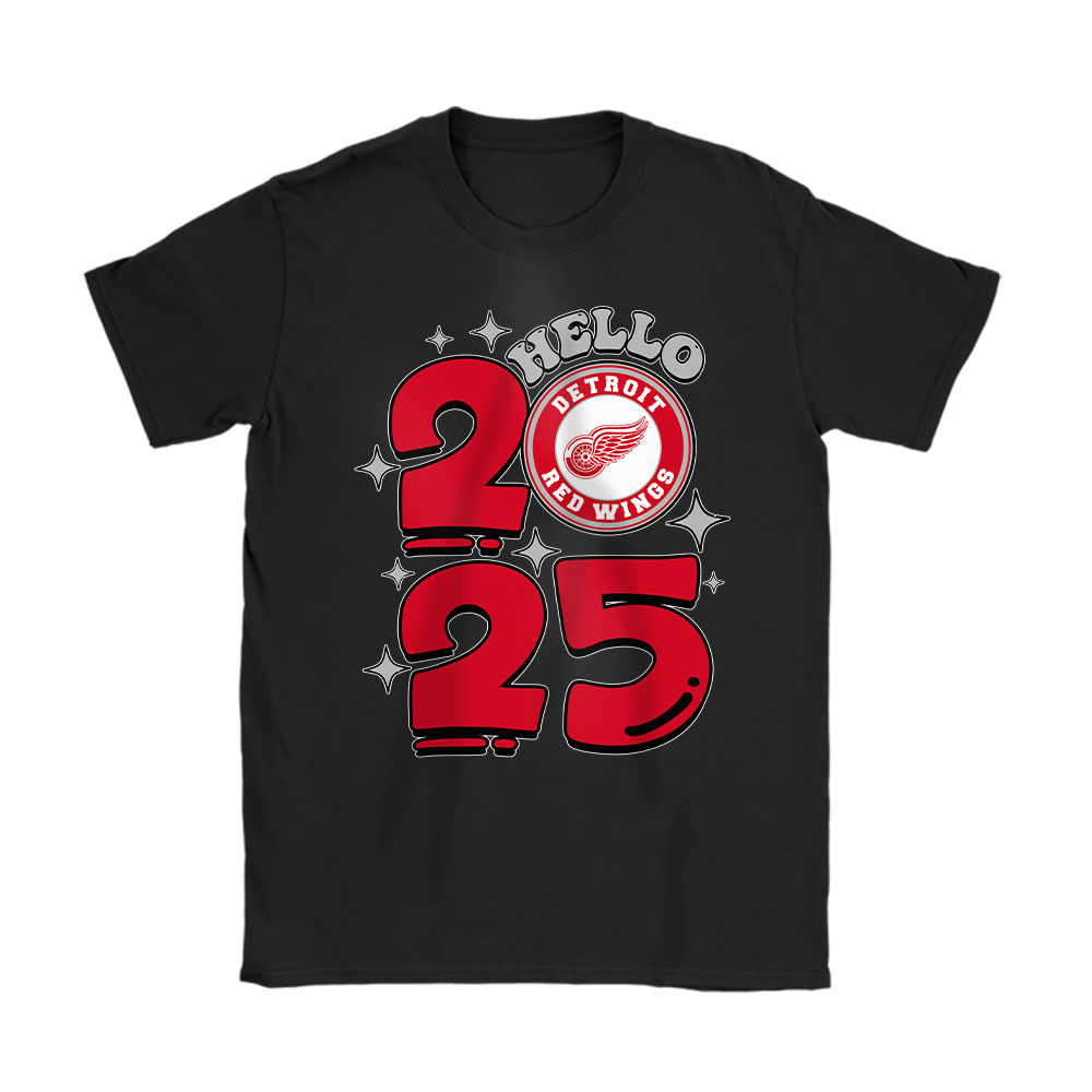Detroit-Red-Wings-Happy-New-Year-NHL-Gift-For-Fan-Unisex-T-Shirt-Cotton-Tee-TAT22581 Detroit Red Wings Happy New Year NHL Gift For Fan Unisex T-Shirt Cotton Tee TAT22581