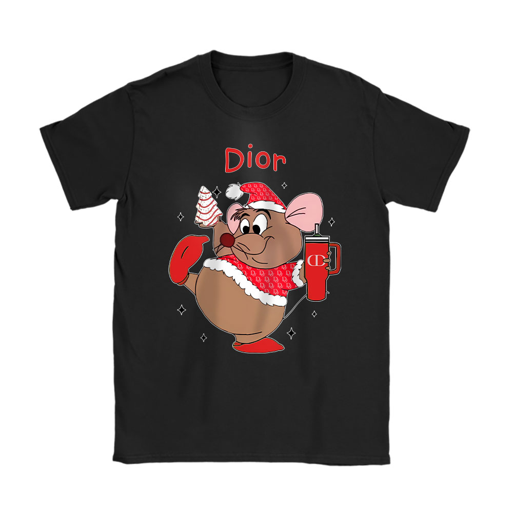 Disney-Cute-Gus-Looking-Like-A-Snack-Christmas-Dior-Unisex-T-Shirt-Cotton-Tee-TAT22040 Disney Cute Gus Looking Like A Snack Christmas Dior Unisex T-Shirt Cotton Tee TAT22040